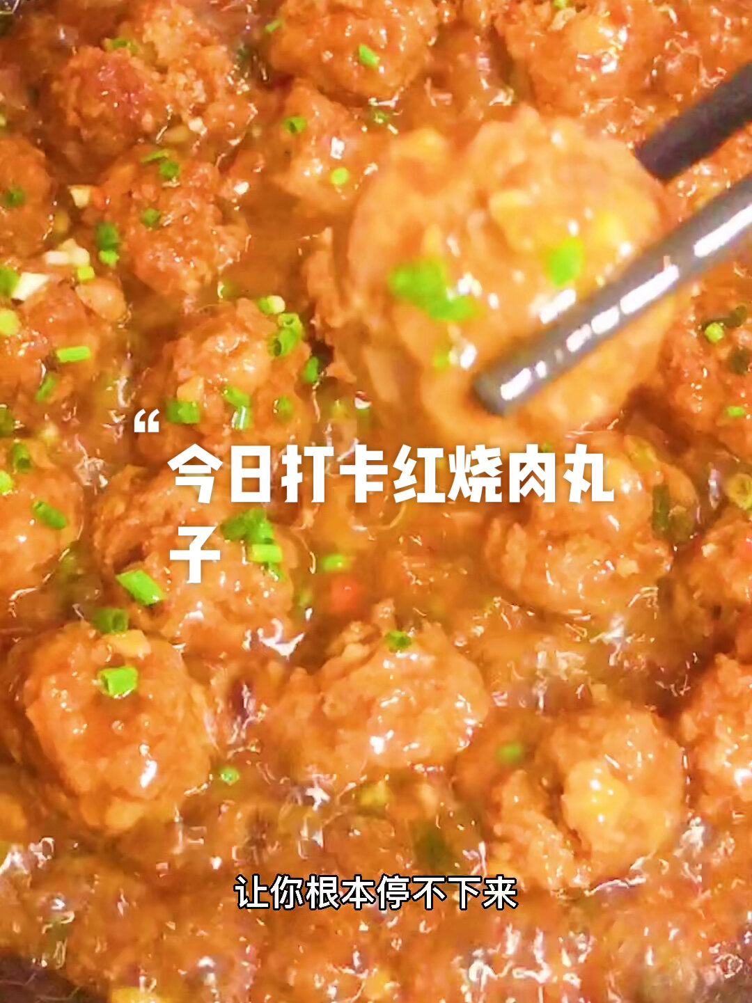红烧肉丸子