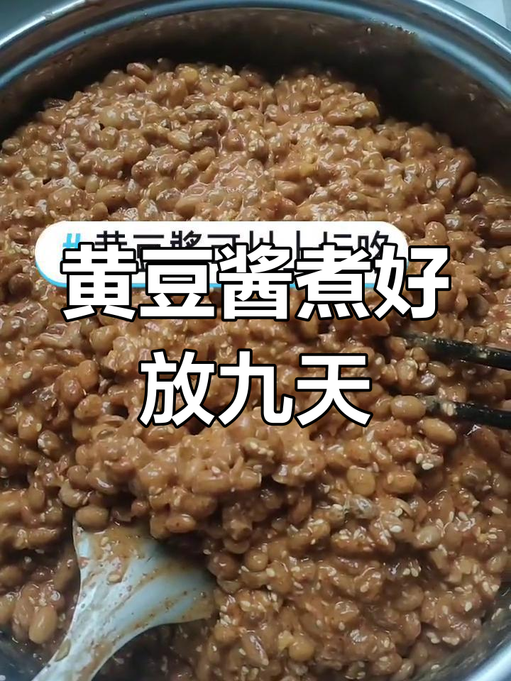 妈妈牌黄豆酱,9天后终于可以上坛了