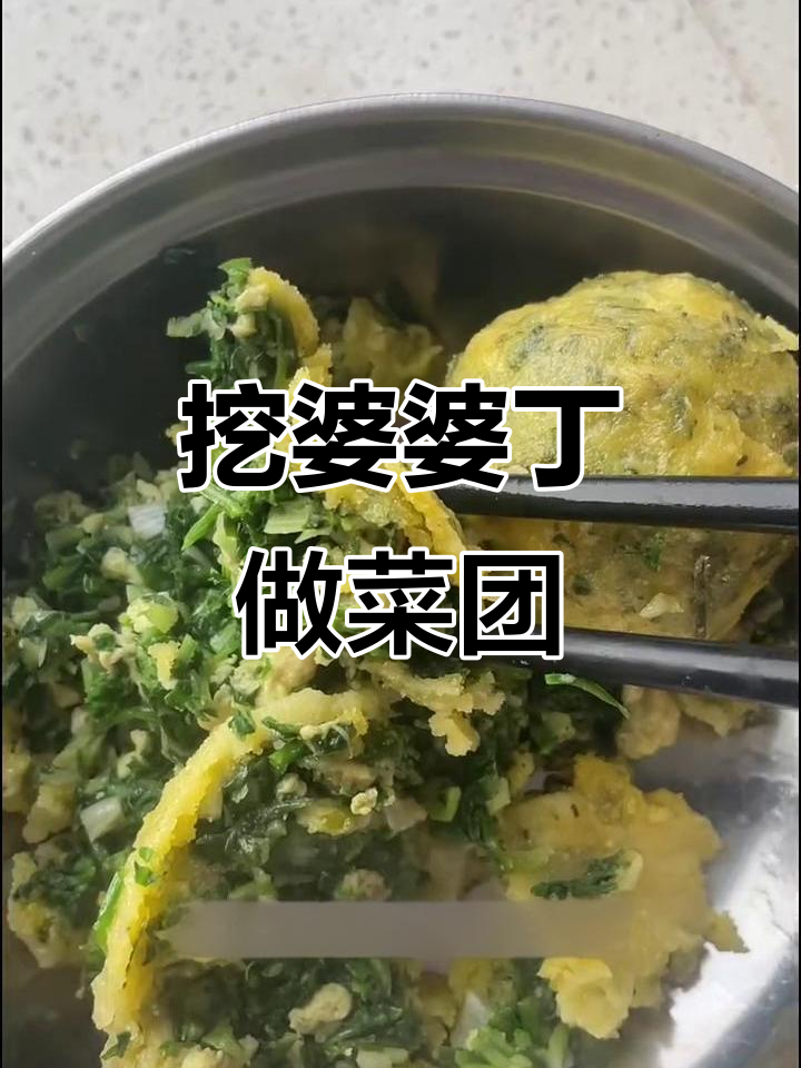 春季野菜大丰收,荠荠菜包团子超美味