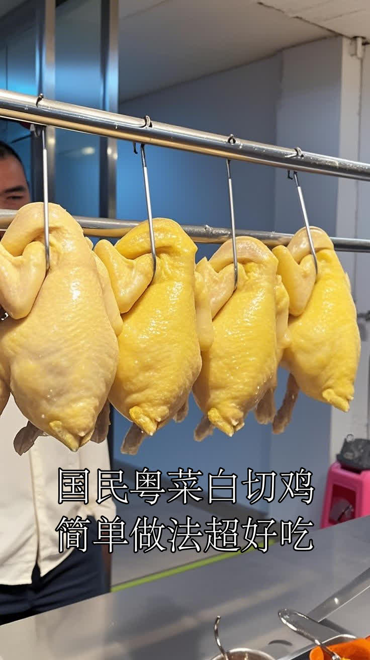 国民粤菜白切鸡,简单做法超好吃