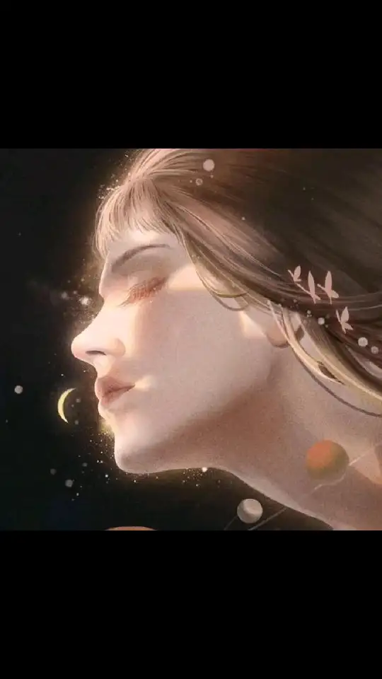 少女邂逅宇宙梦幻奇景,插画师笔下尽显浪漫!