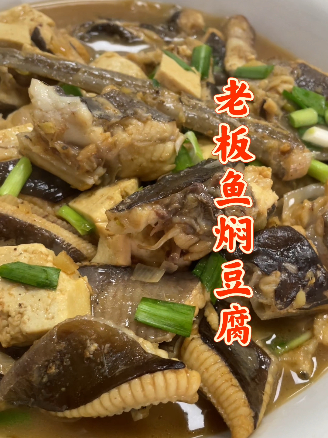 老板鱼怎么做。老板鱼焖豆腐