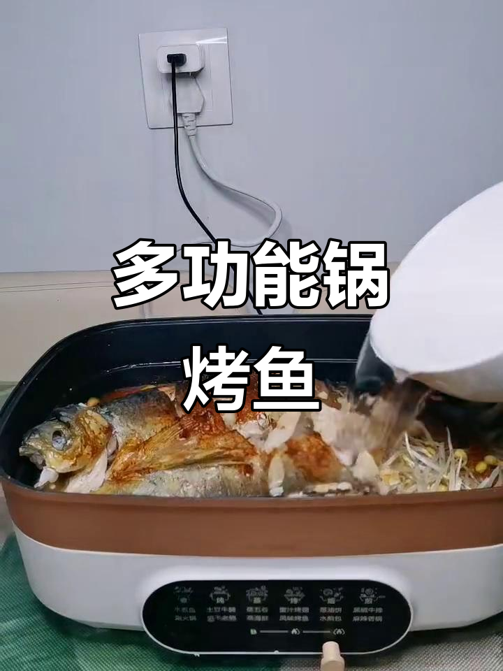 苏泊尔多功能料理锅烤鱼,轻松做出香脆美味