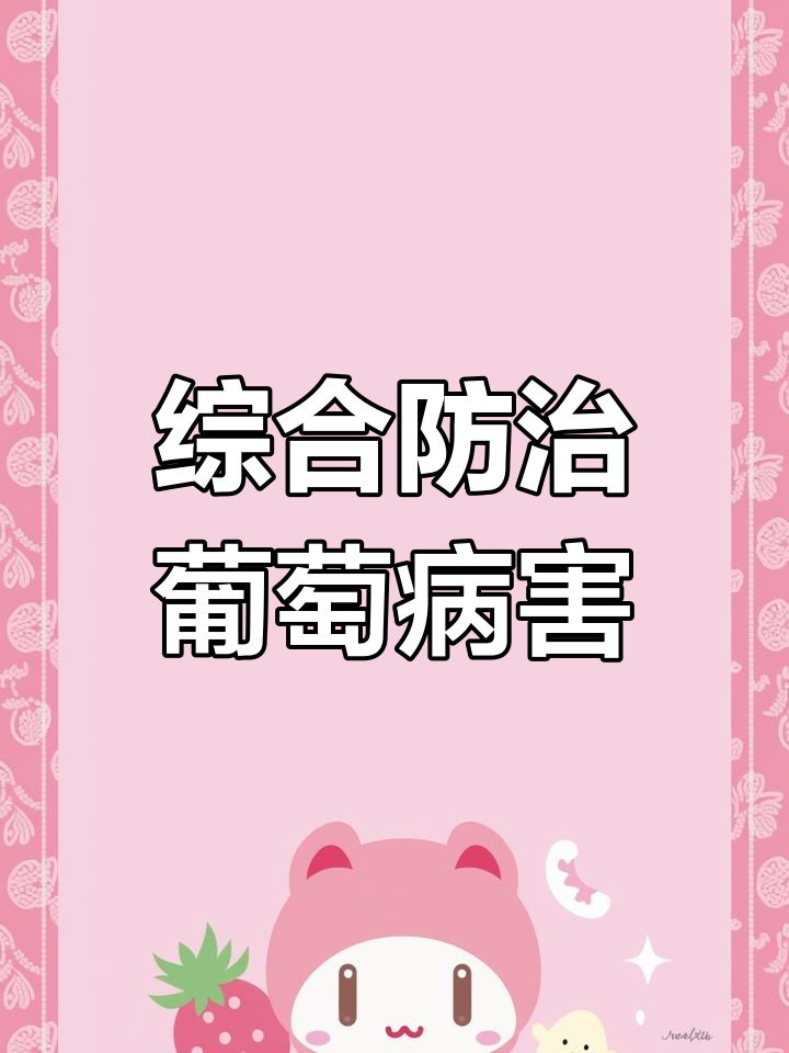 葡萄病虫害防治五大措施,轻松搞定!