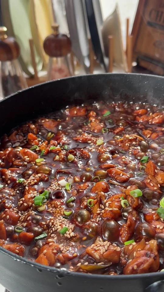 蜂蜜酱油鸡腿饭|香香甜甜巨好吃