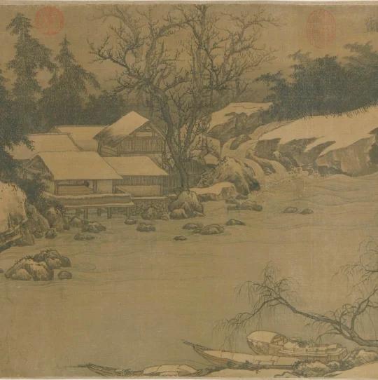 刘松年在画这幅画的时候心境肯定不是现代人