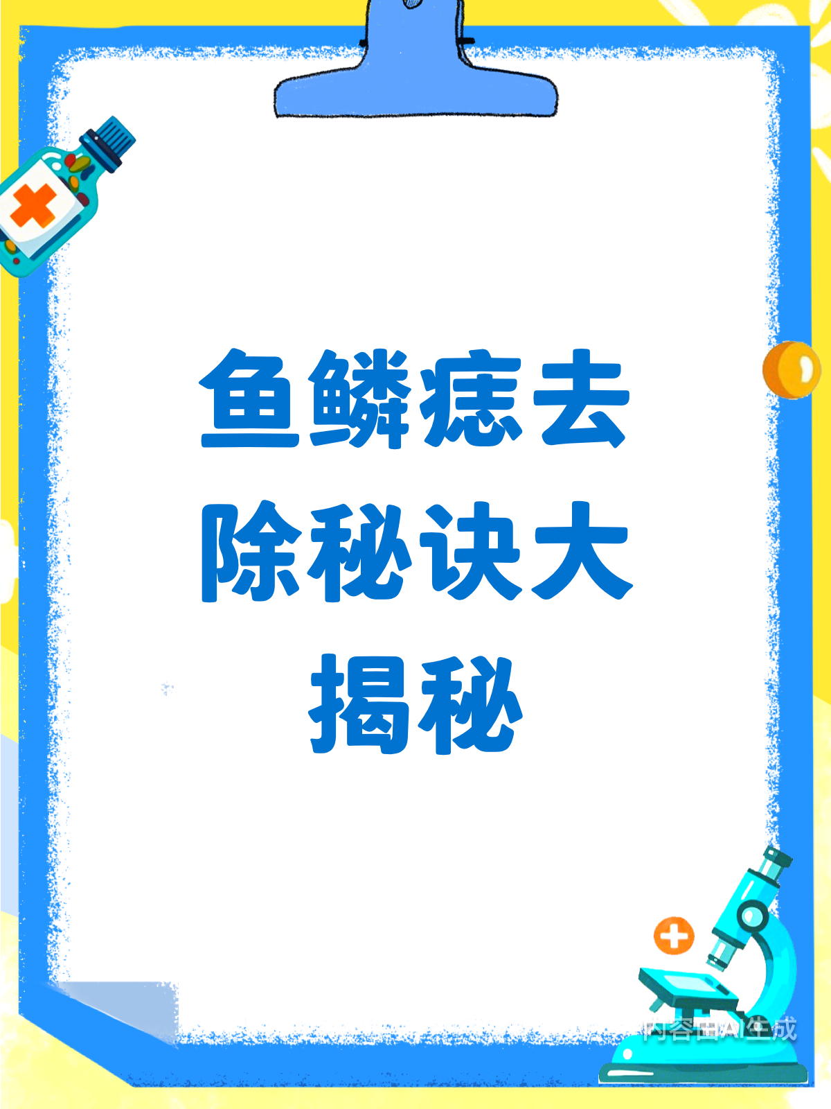 鱼鳞痣去除秘诀大公开!你真的知道吗?