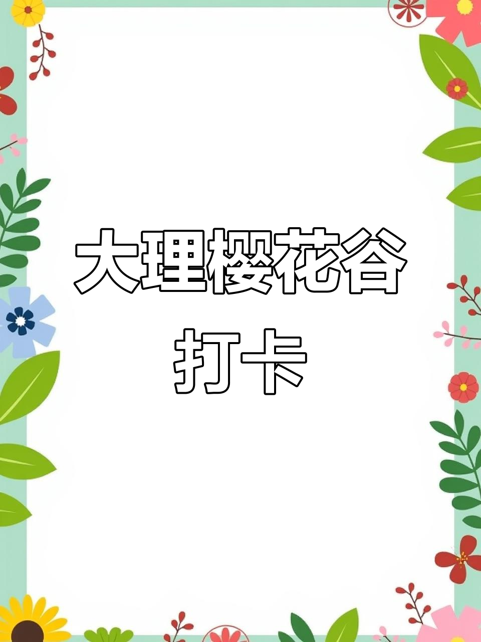 12月大理樱花谷,香港小鱼儿带你打卡!