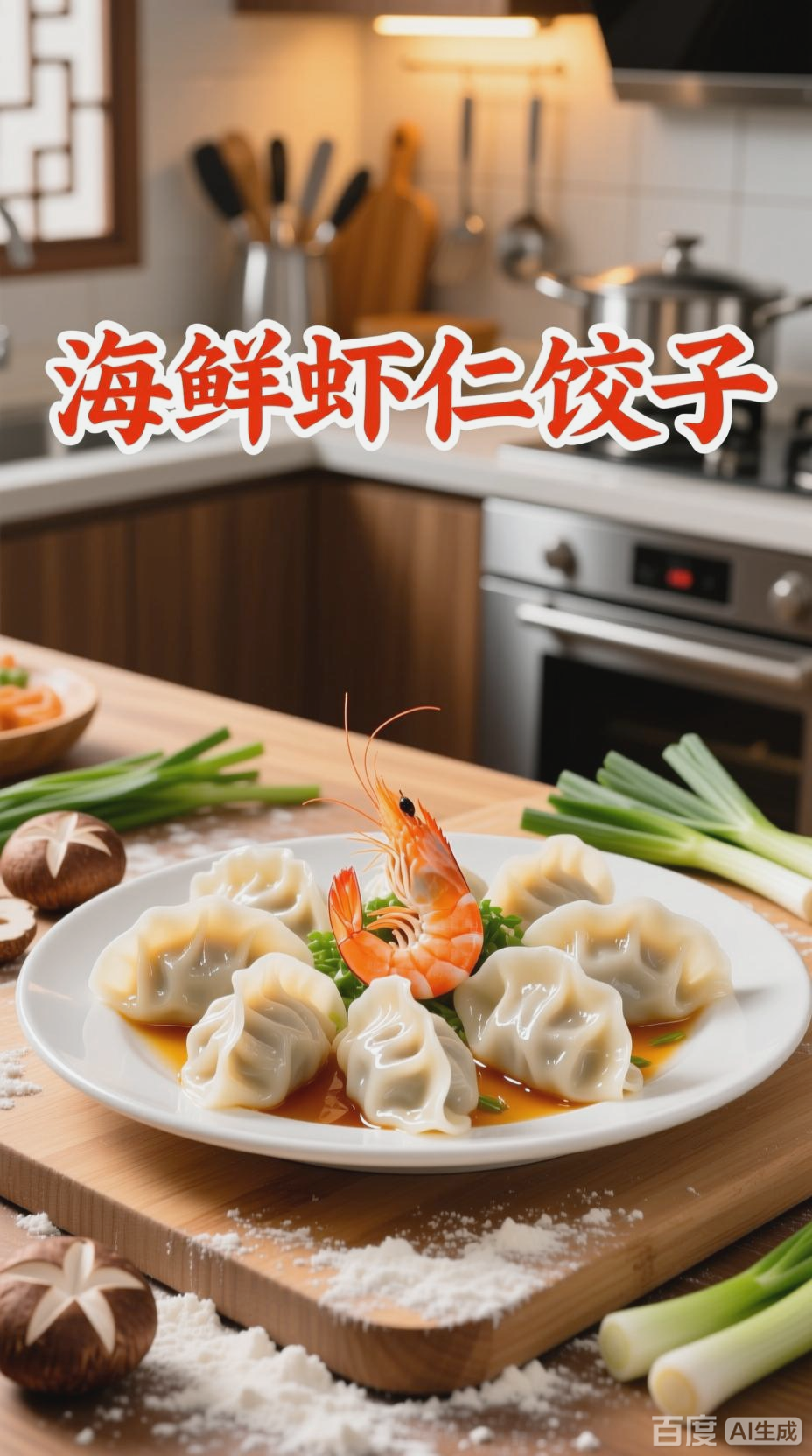 鲜美虾仁，饺子新体验