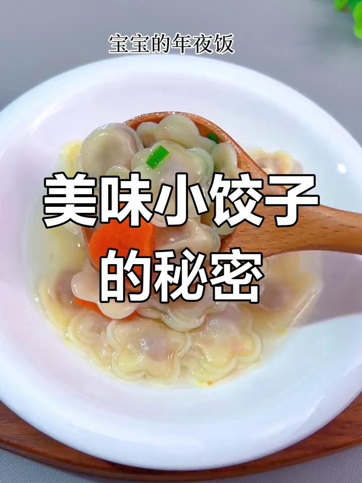 宝宝爱吃的小饺子,牛肉馅鲜美可口,一口一个超喜欢!