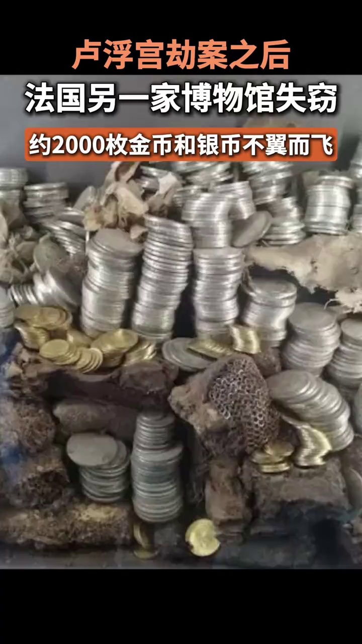 卢浮宫劫案之后,法国另一家博物馆失窃,约2000枚金币和银币不翼而飞