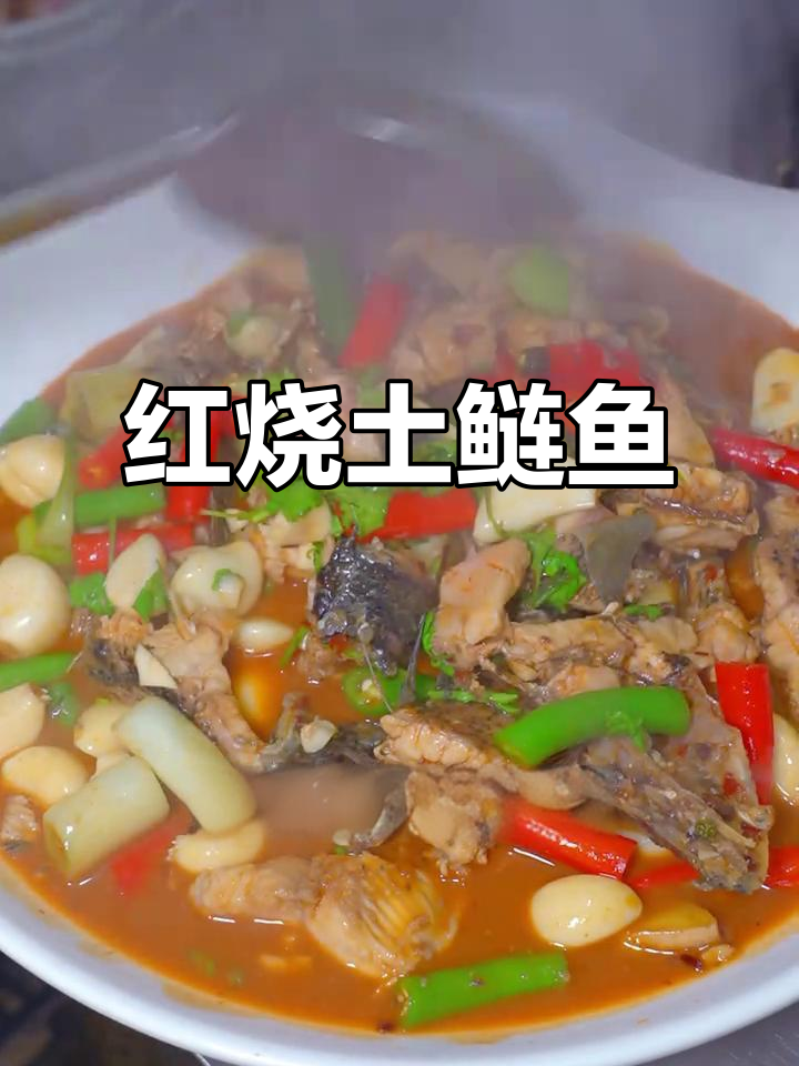 襄阳特色红烧土鲢鱼,口感鲜美如虎皮!