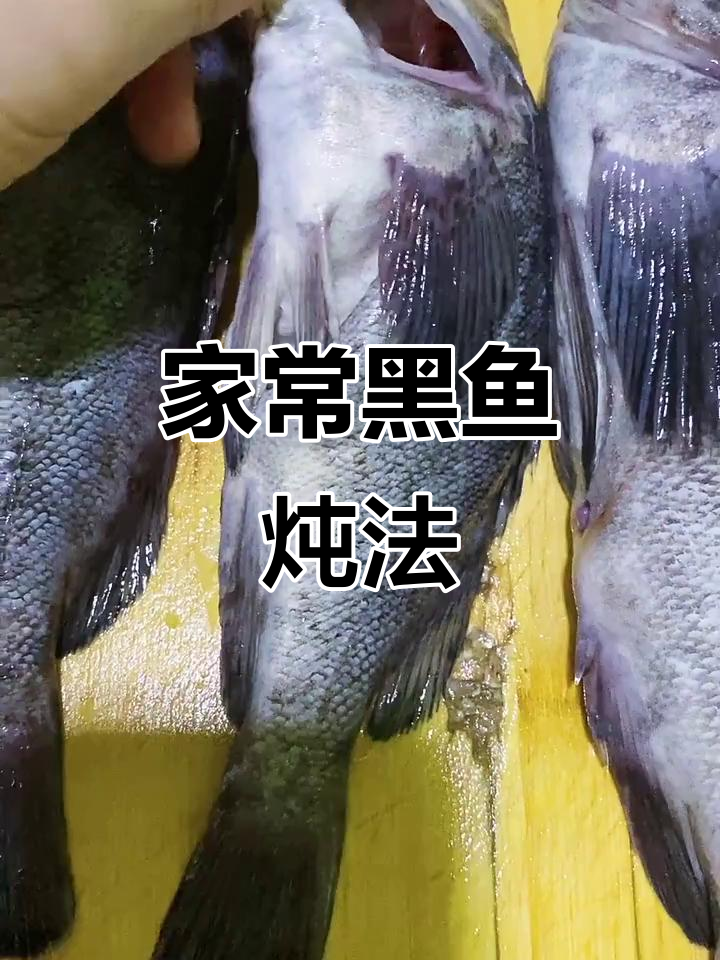 黑鱼家常炖法,简单又美味