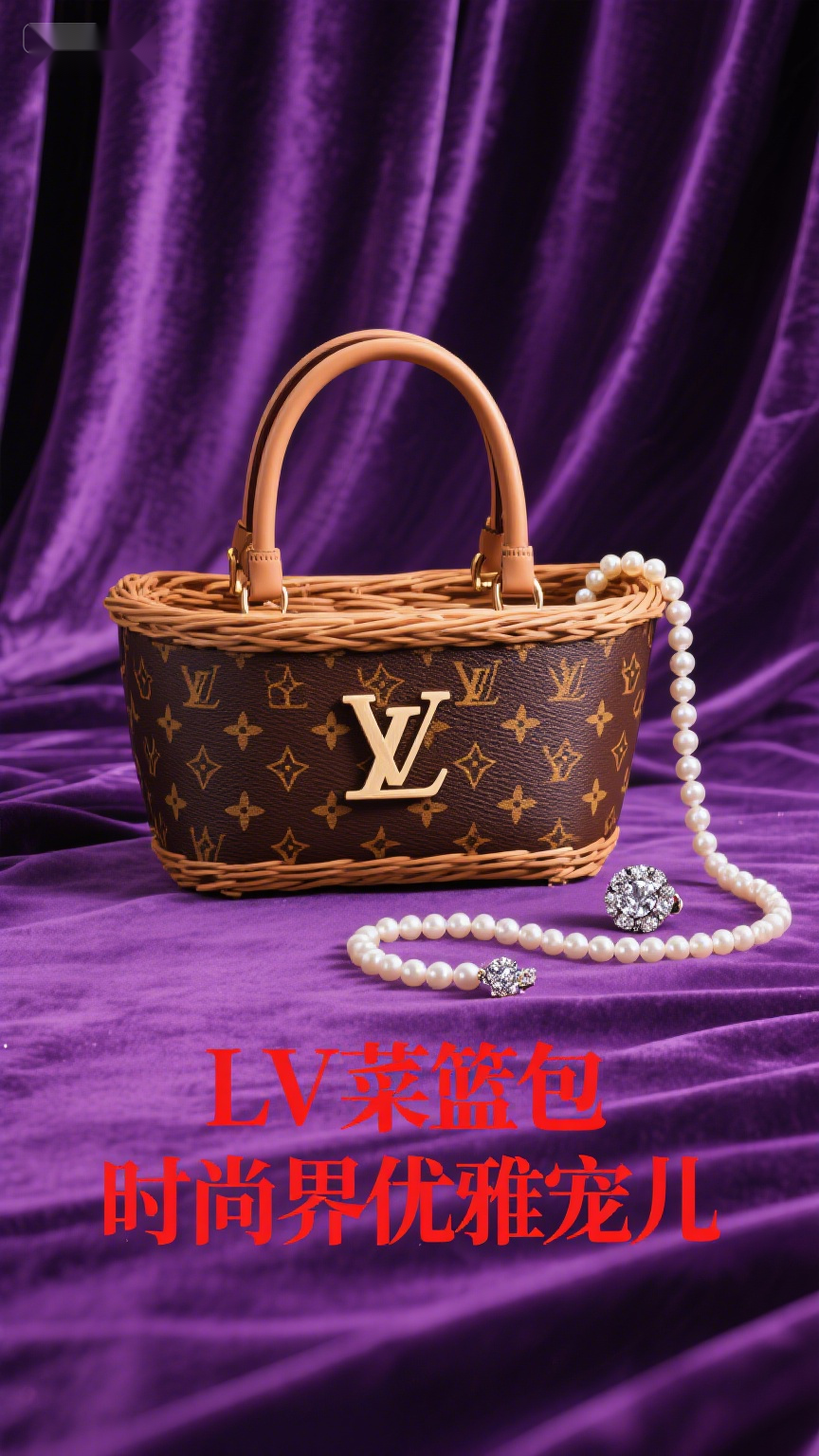 LV菜篮包,时尚界优雅宠儿