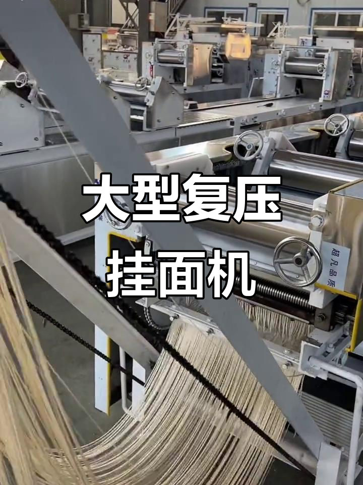 大型商用复压挂面机,一次成型面条更高效