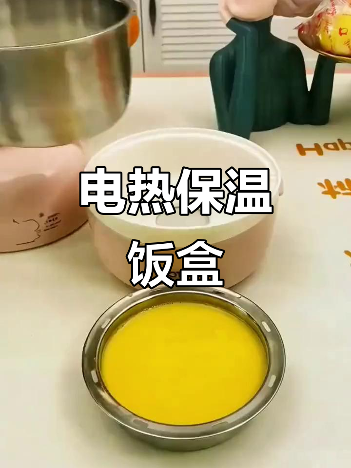 上班族必备,电热饭盒一键蒸煮,轻松携带