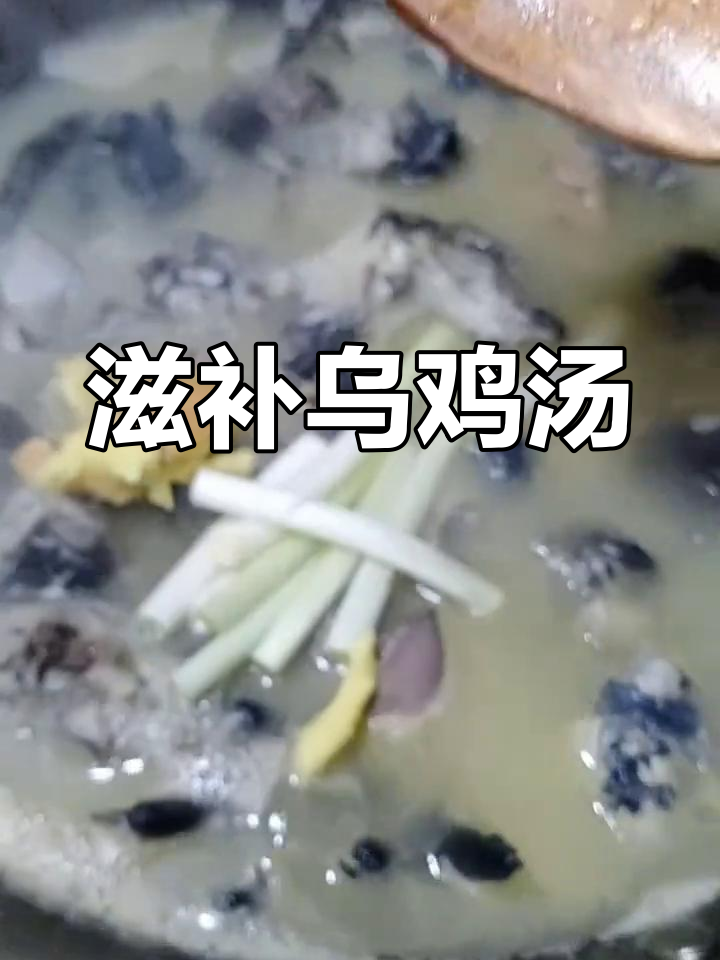 冬季暖心乌鸡汤,天麻枸杞炖出美味与健康