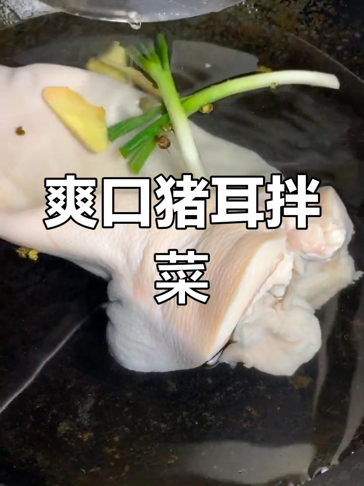 凉拌猪耳朵,麻辣鲜香又入味