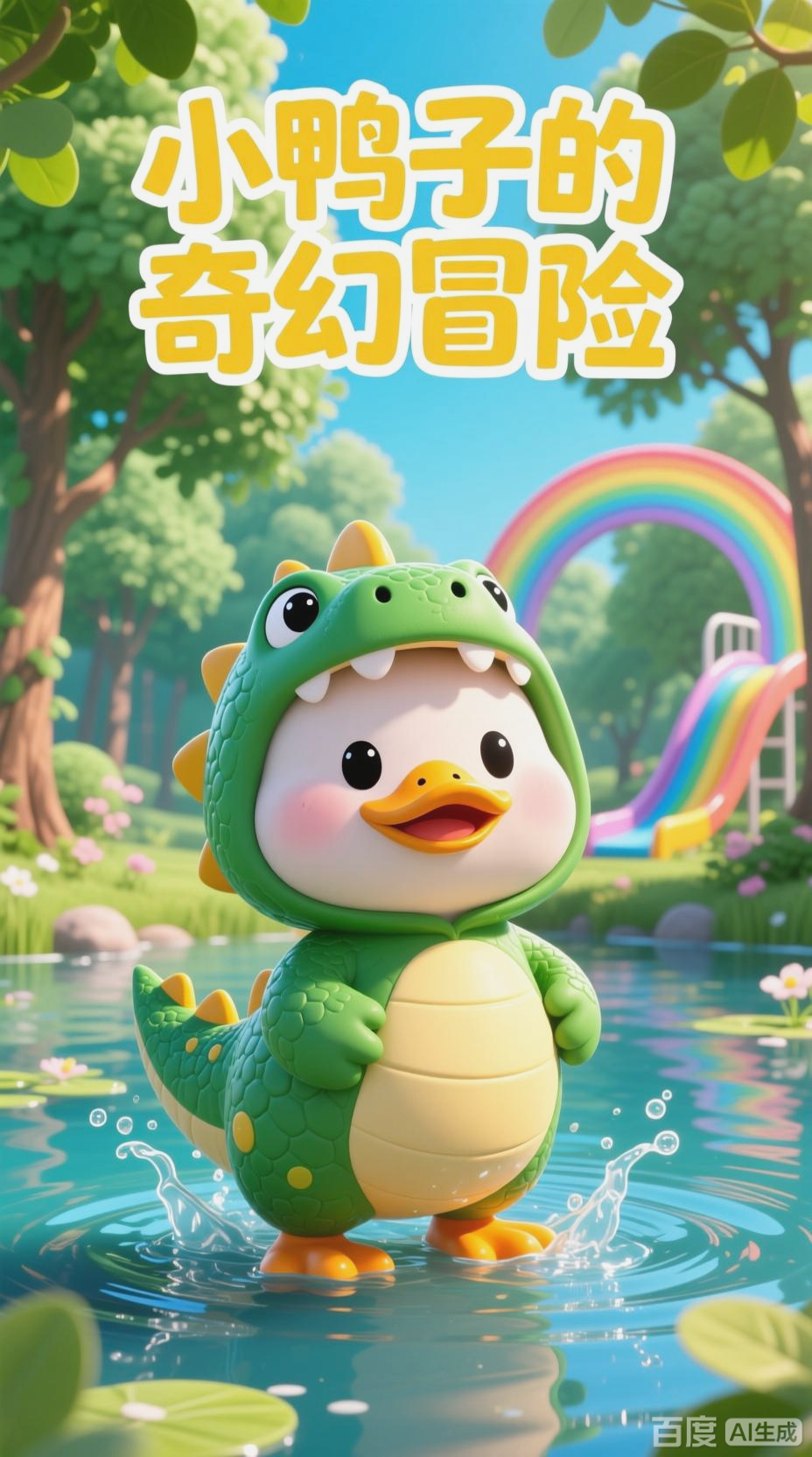 小鸭子的3D卡通世界