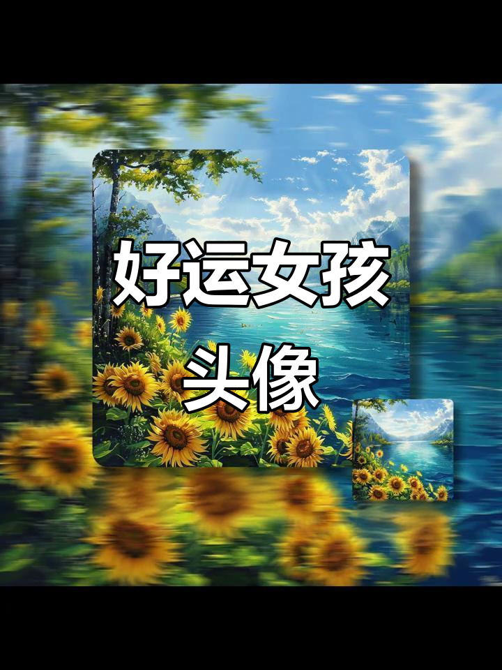 阳光女生头像,职场必备好运连连