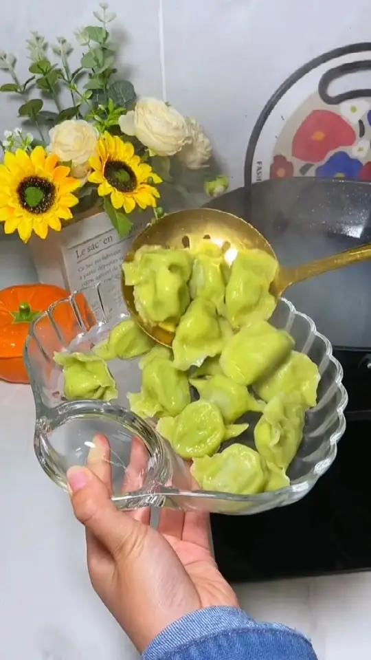 自带蘸料碟的玻璃饺子盘,装海鲜,小吃,水果都好看又好用 饺子盘 超便宜超划算 吃饺子就用这