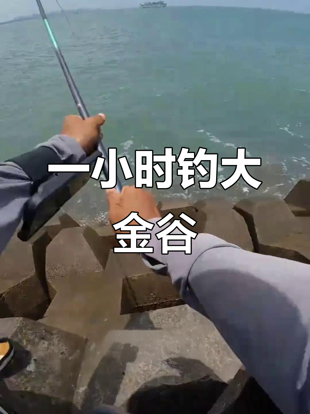 黄金一小时钓海鱼,巴掌大的筋骨通沟来袭