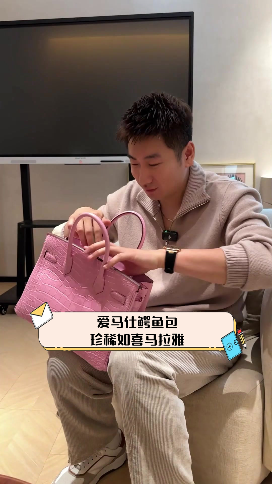 爱马仕鳄鱼包，珍稀如喜马拉雅