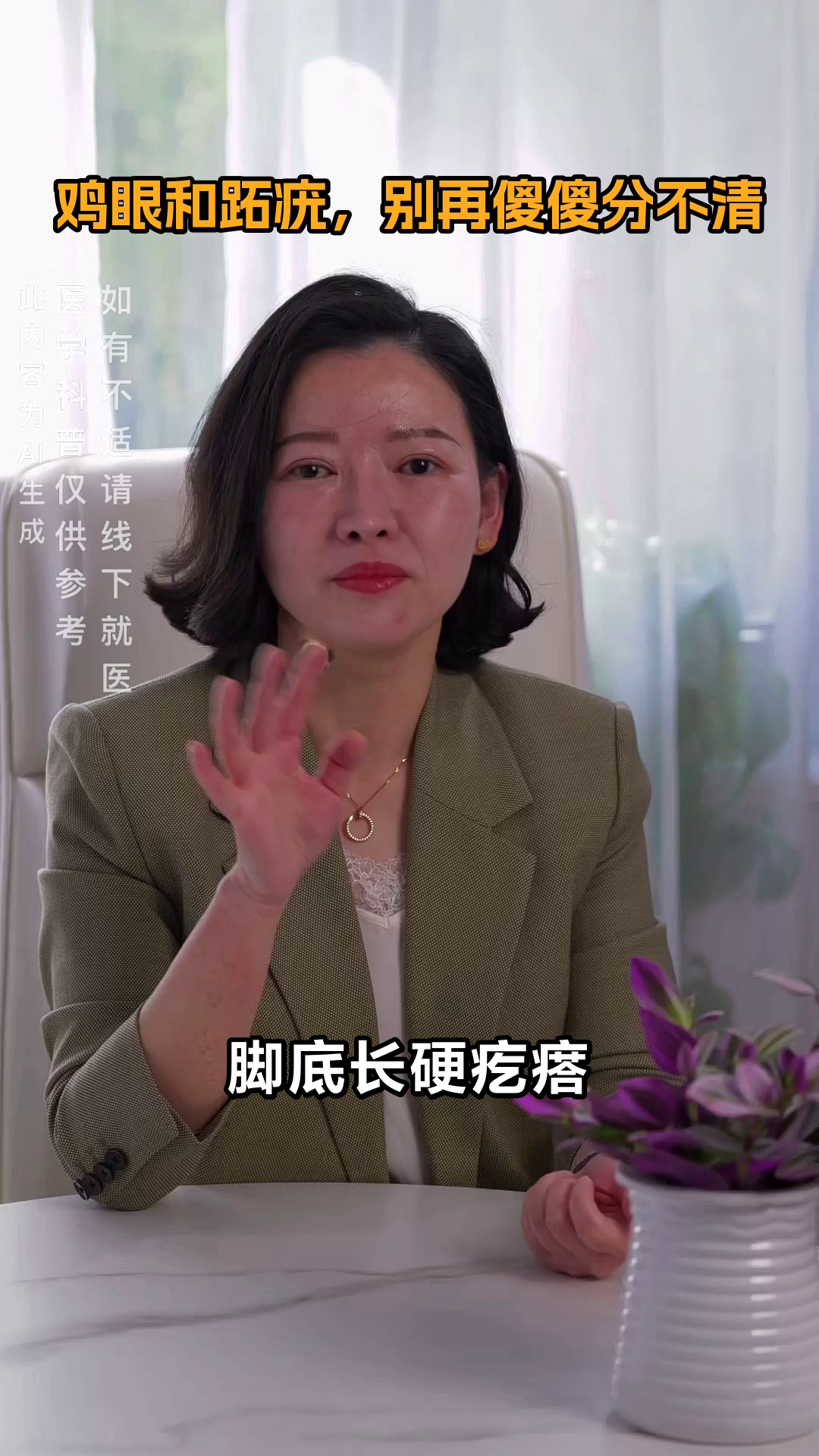 鸡眼和跖疣，别再傻傻分不清