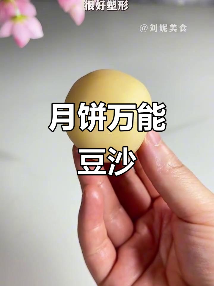 制作月饼必备豆沙,口感细腻,塑形完美!
