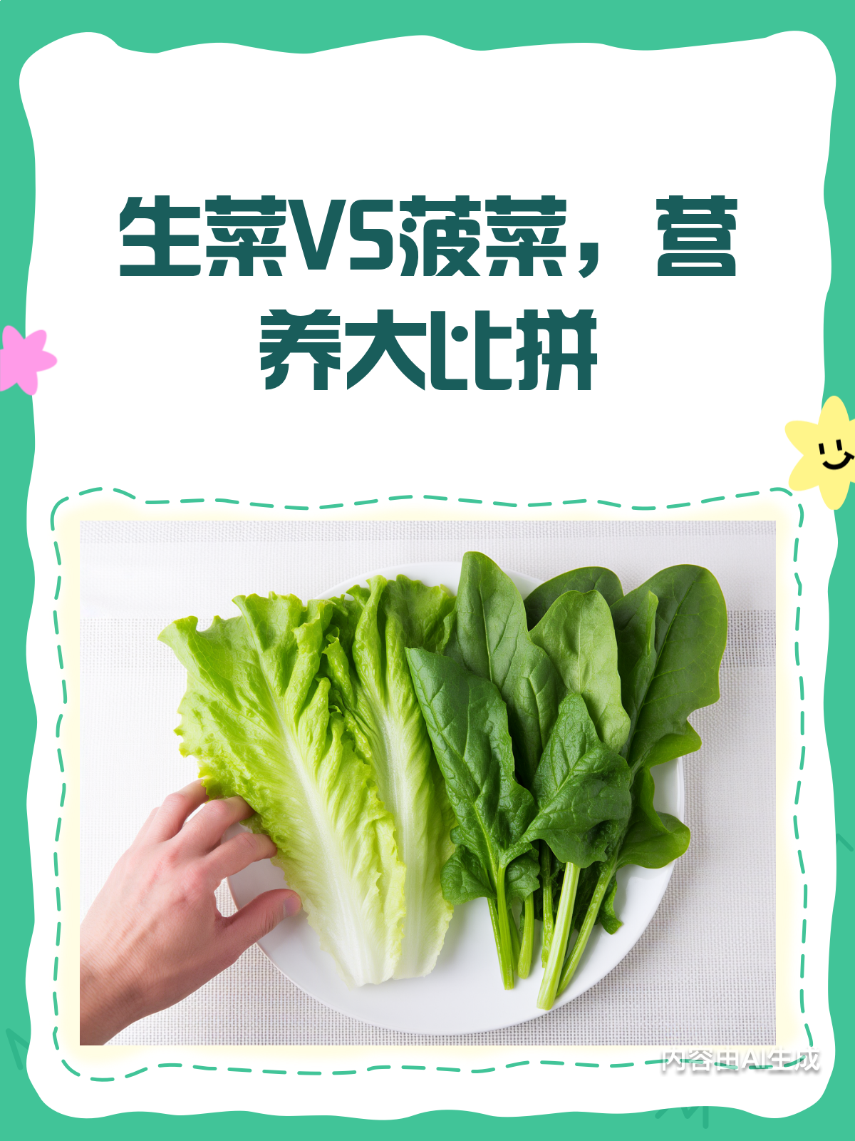 生菜VS菠菜,谁才是营养王者?