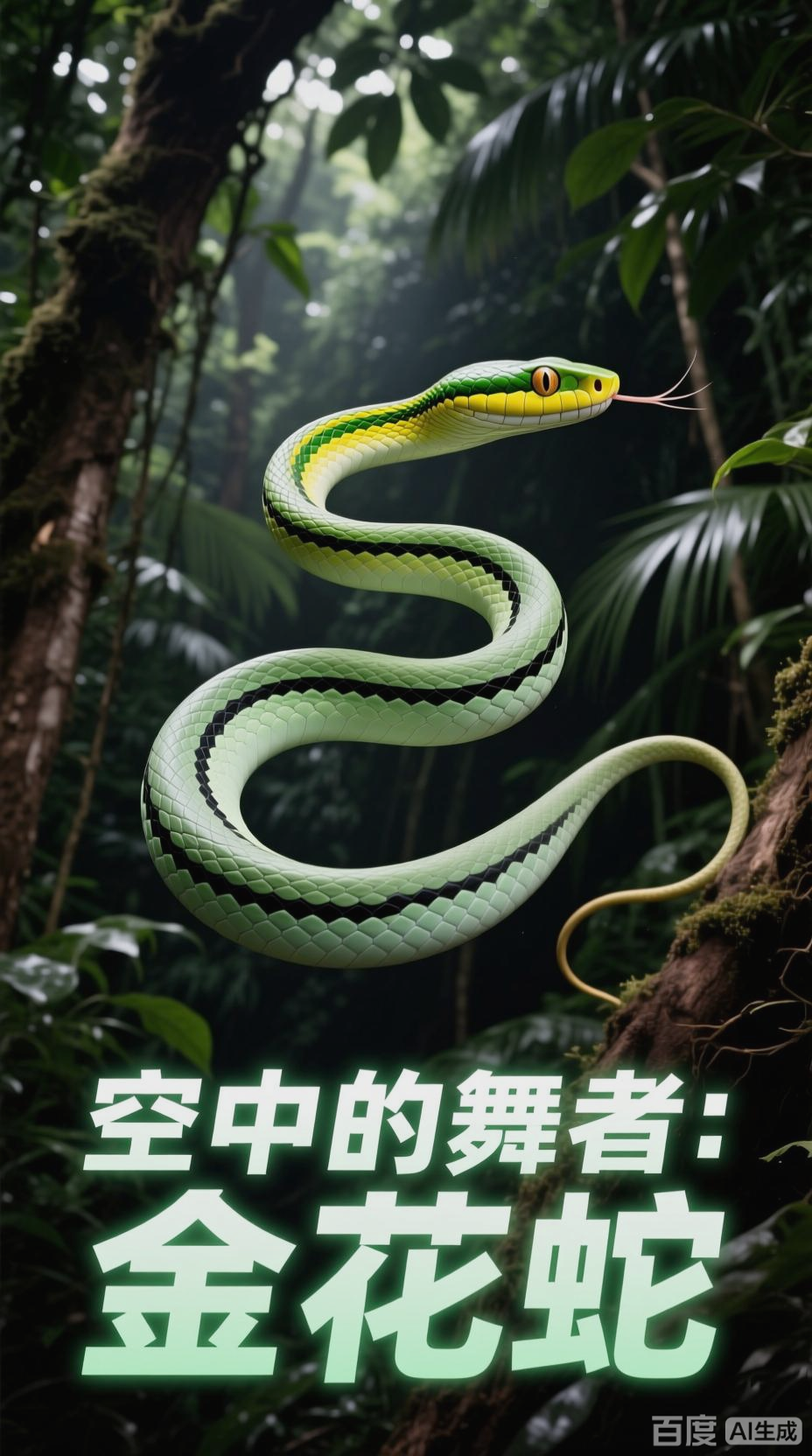 探索会飞的蛇的神秘世界