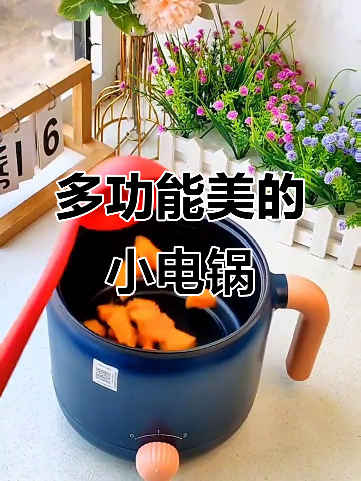 美的多功能电煮锅，宿舍必备迷你养生小厨