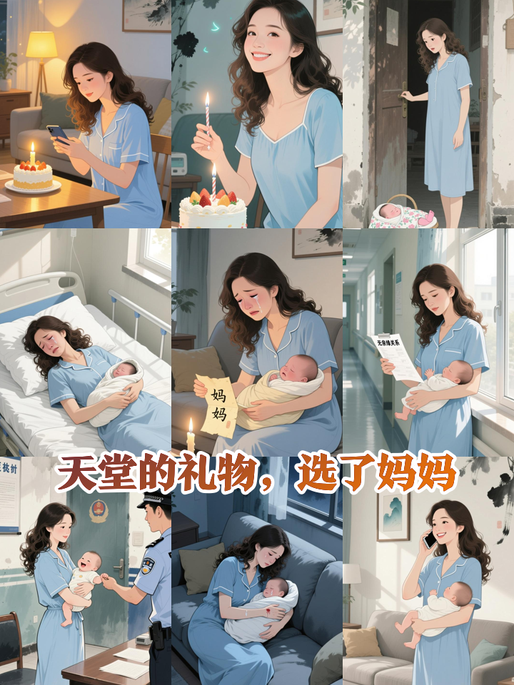 妈妈收到天堂的礼物:孩子选了她