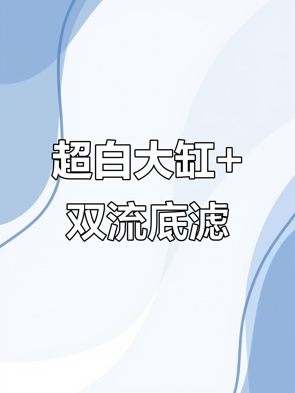 河北定制大缸，超白玻璃与双上水底滤设计完美结合