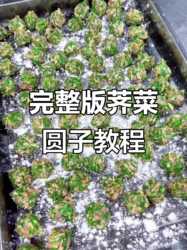 荠菜圆子制作全攻略，简单步骤教你轻松做美味