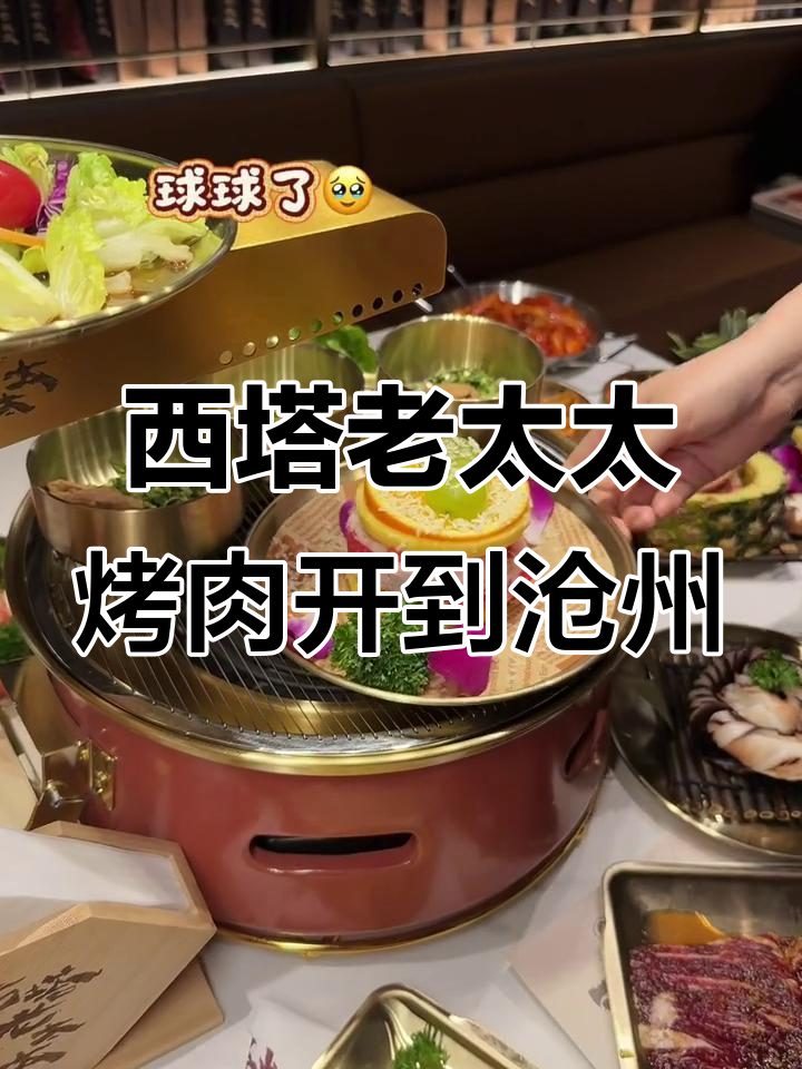 沧州老华北新店!西塔老太太泥炉烤肉,魔法书屋般的就餐体验