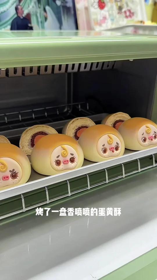 是咬一口就会流心的蛋黄酥!粘土教程