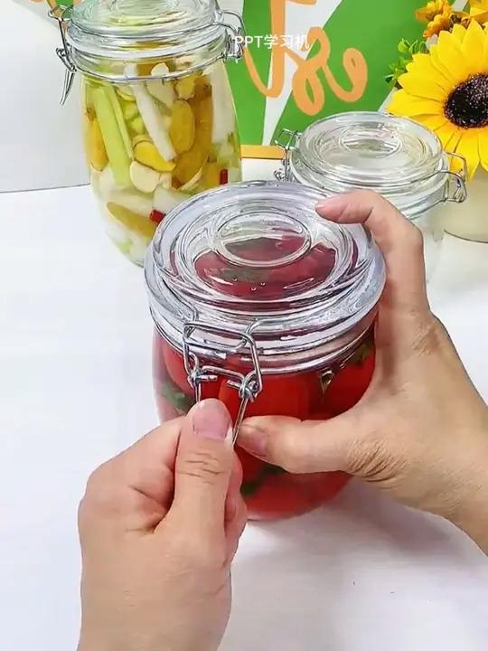 密封罐 玻璃密封罐 泡菜坛子 五谷杂粮收纳 储存罐 @巨量千川