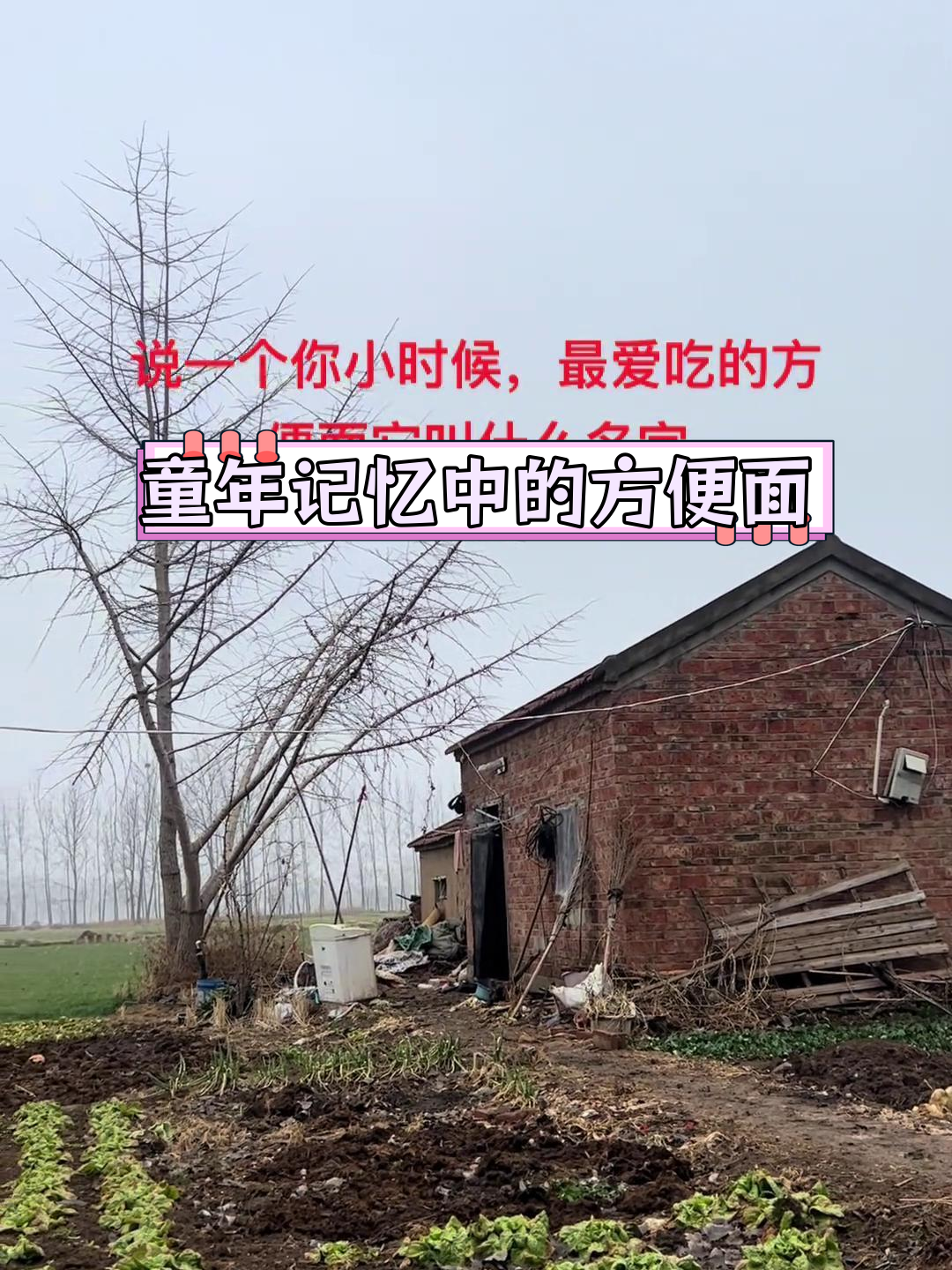 你还记得小时候吃的方便面吗?