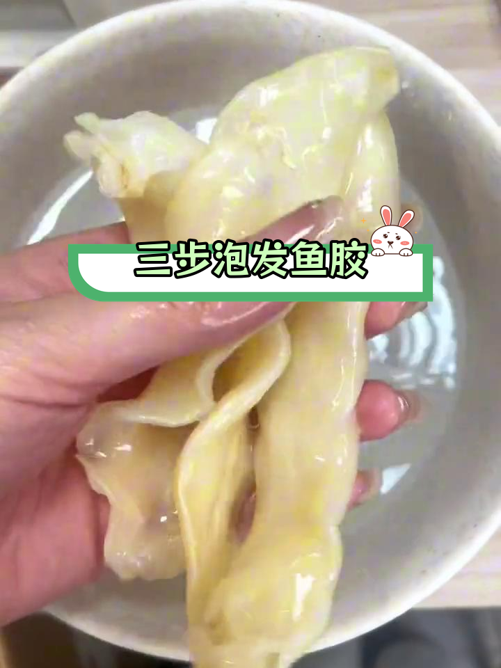 深海佐罗鱼胶泡发教程,三步轻松搞定