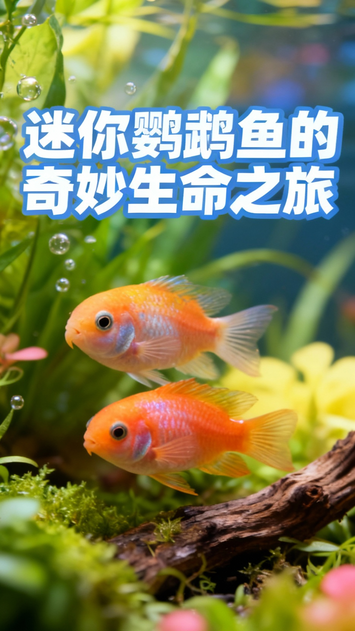 迷你鹦鹉鱼幼崽的奇妙世界