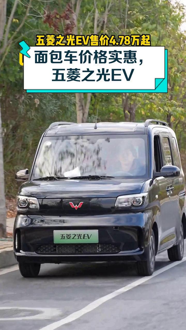面包车价格实惠,五菱之光EV