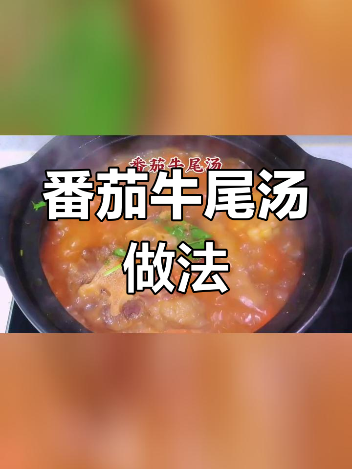 番茄牛尾汤的炖法,营养又美味