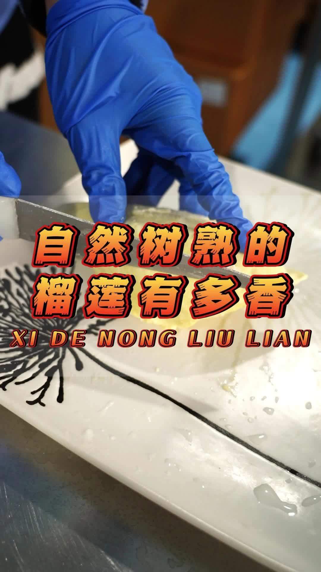 抖音美食推荐官 源头工厂 泰国 榴莲肉 冷冻水果 喜德农