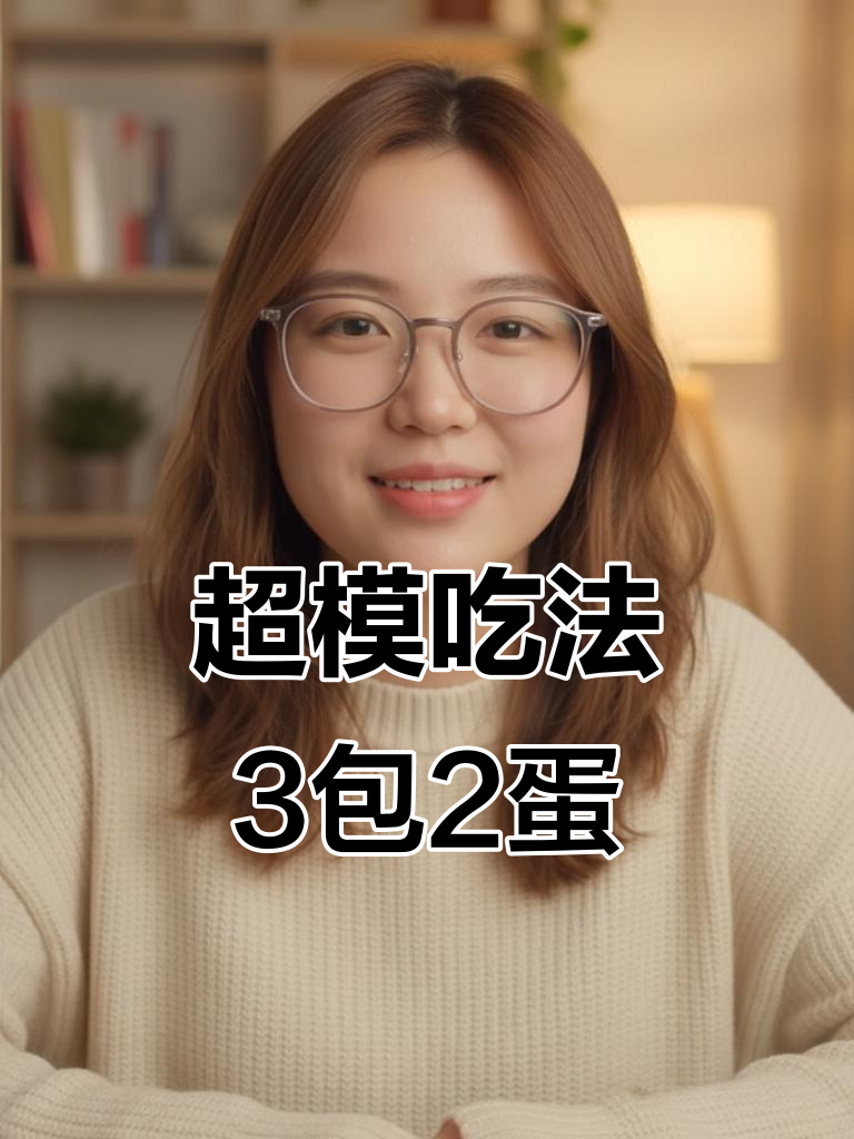 超模早餐：3包子2鸡蛋，营养满满无负担