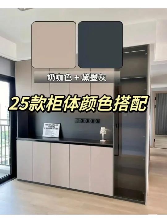 25款柜门柜体颜色搭配设计效果实拍分享