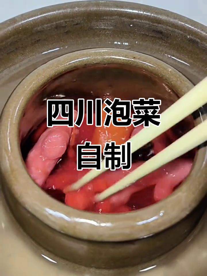 自制四川泡菜,酸辣开胃,一口下去超满足!