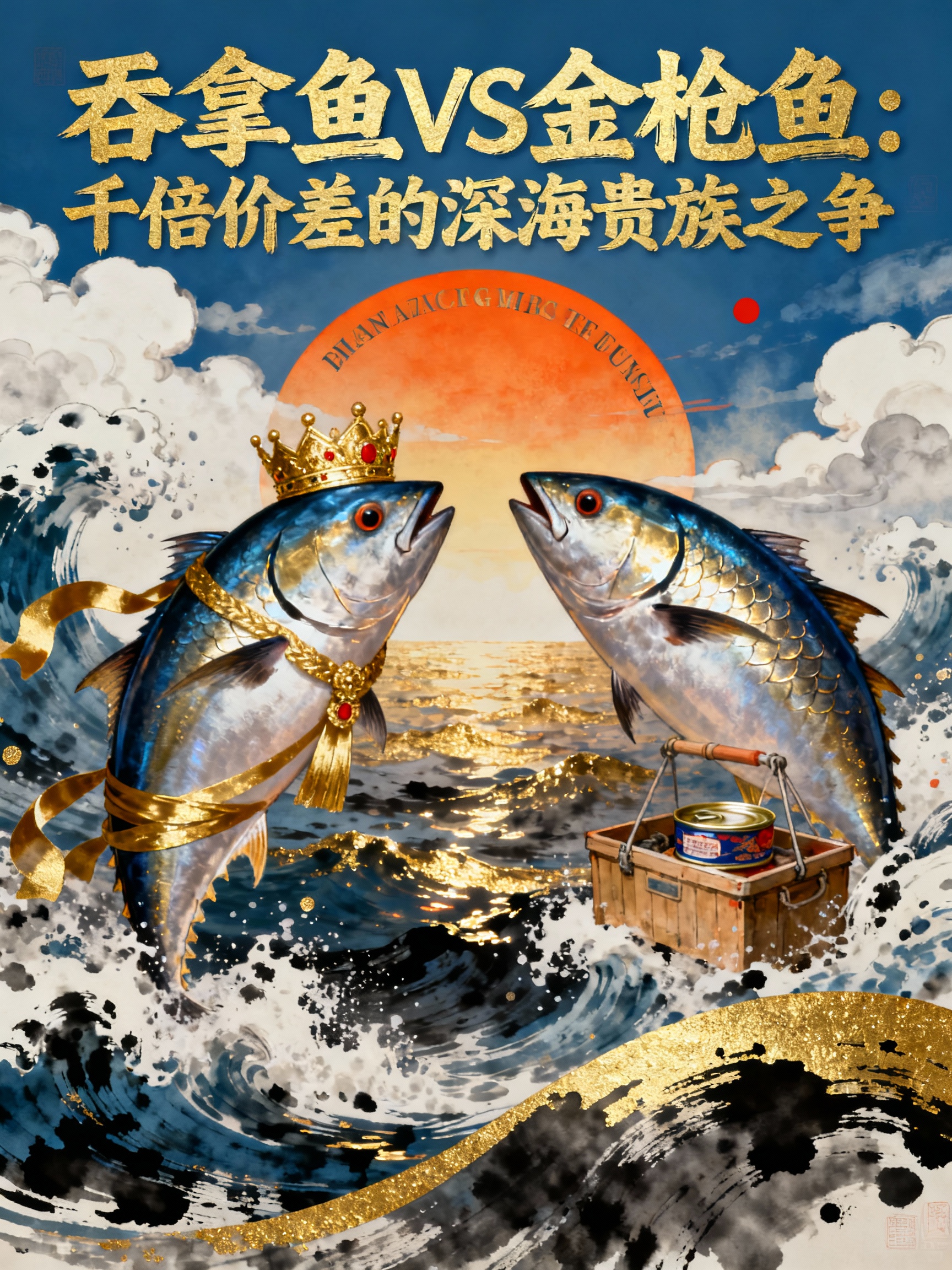 吞拿鱼VS金枪鱼：千倍价差的深海贵族之争