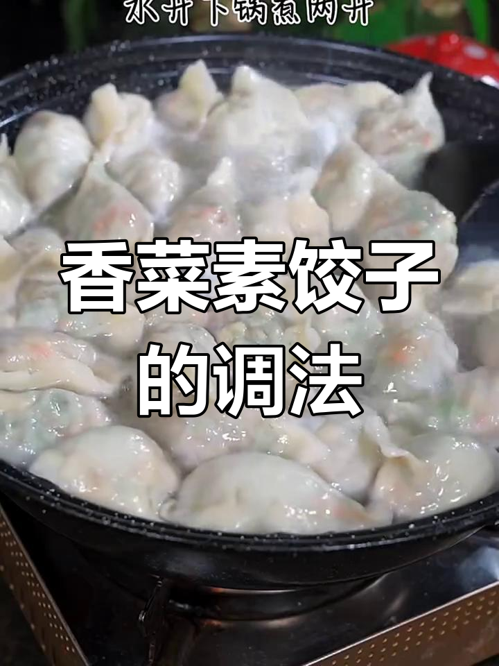 香菜素饺子馅的绝妙做法,鲜香又营养