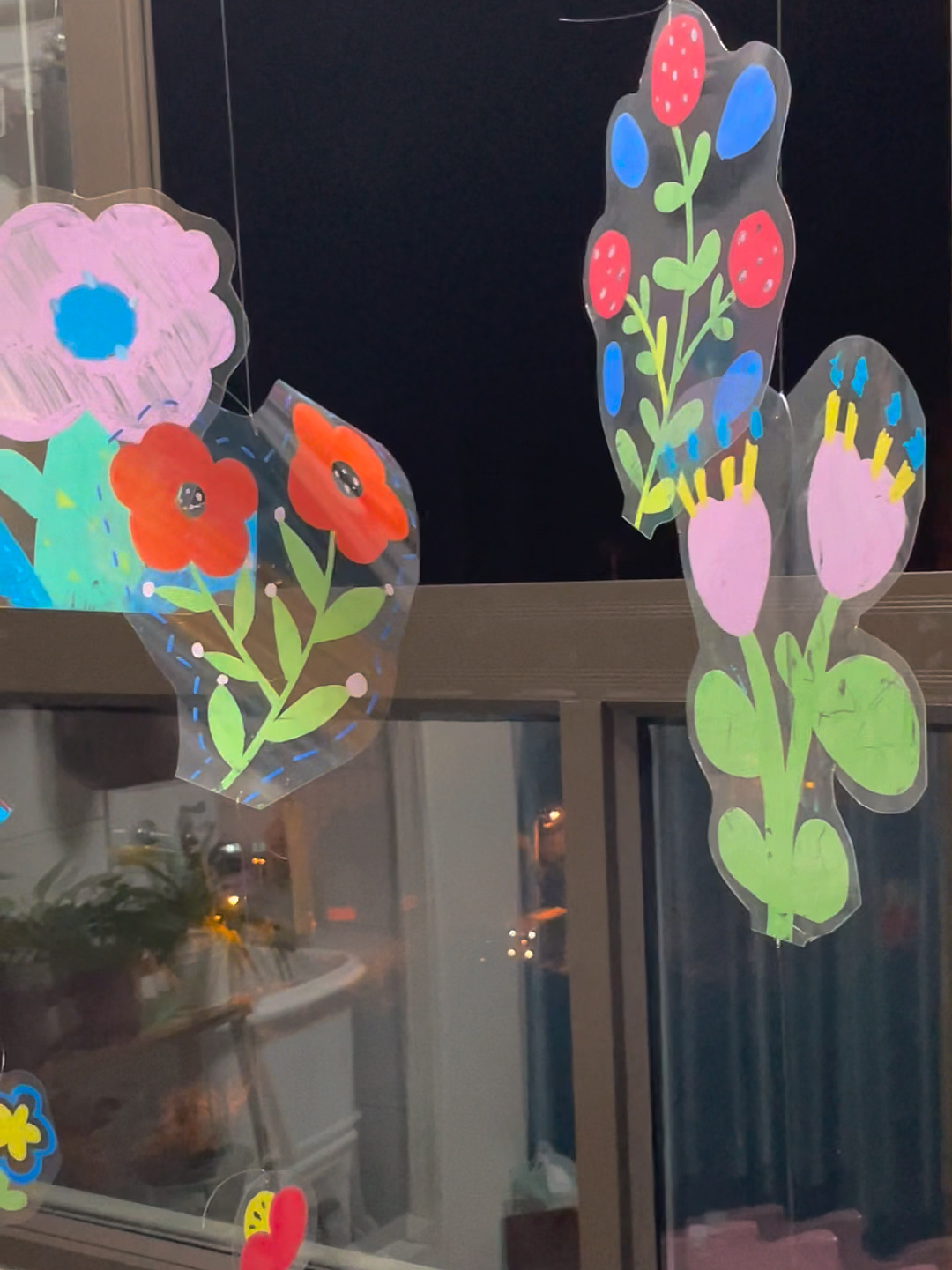 春天简易环创 蛋糕盒子千万别扔